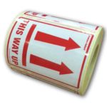 1 Roll of 500 Labels This Way Up Parcel Delivery Stickers-0