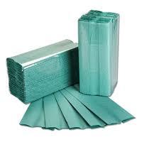 1 ply Green C Fold Hand Towels-58